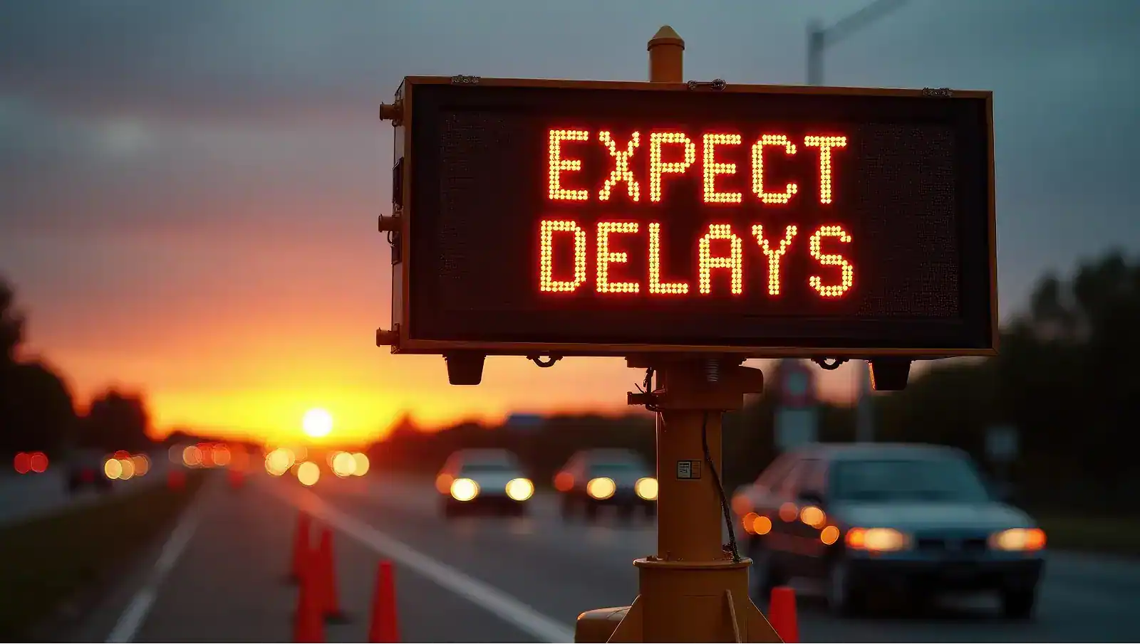 custom digital message center pole sign