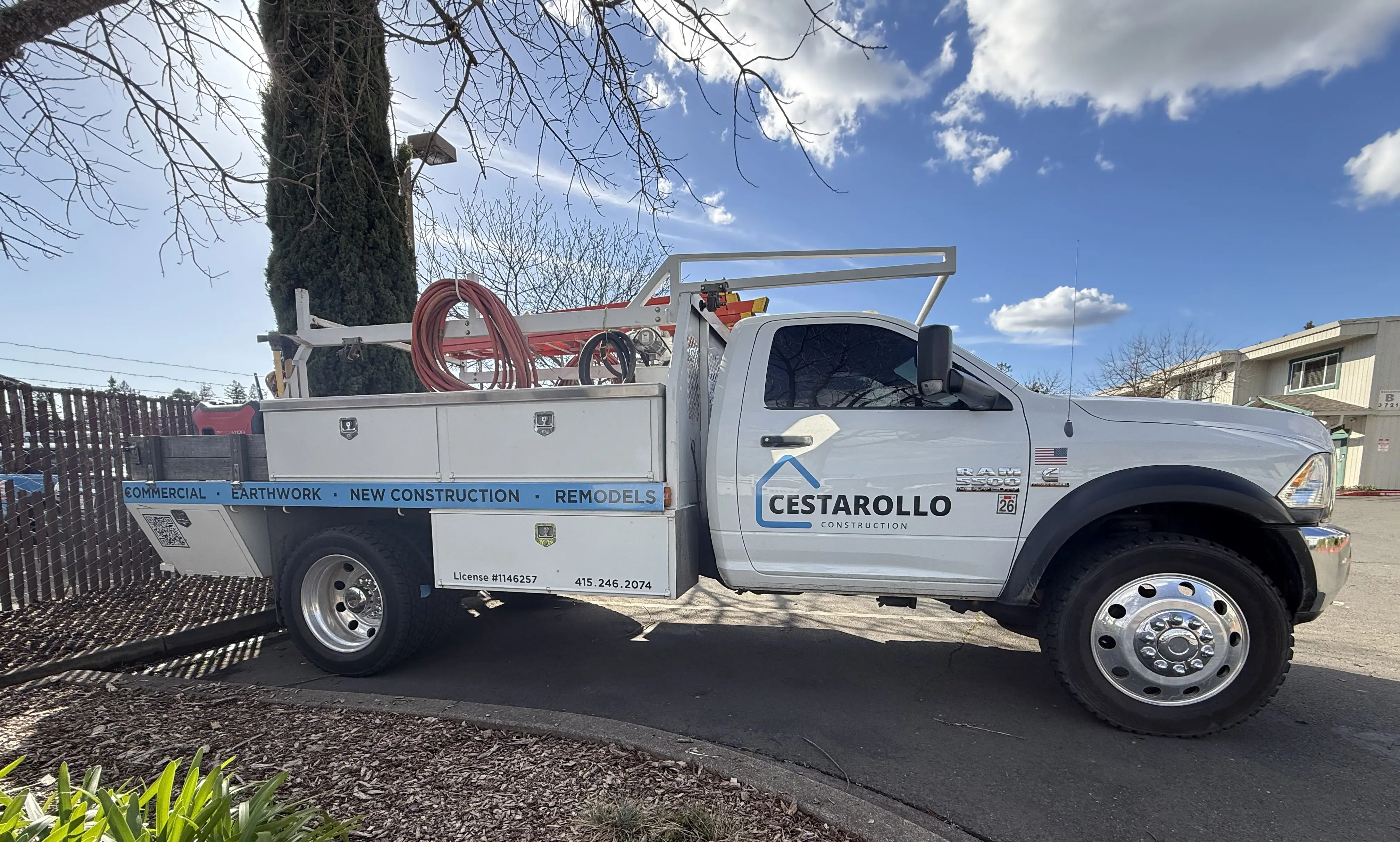 Custom vinyl truck wrap