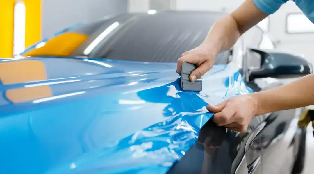 Custom car vinyl wrap